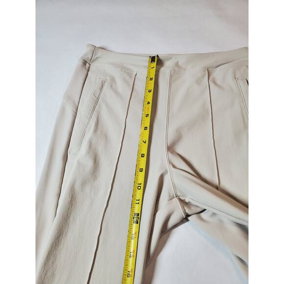 Athleta Womens 6 Endless High Rise Pants Straight Leg Elastic Waist Pockets - Picture 10 of 12